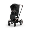 Kinderwagen Cybex Priam 5 Comfort Sepia Black/Rosegold incl. Foldable Carrycot