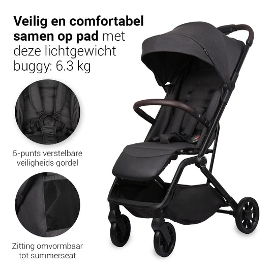 Buggy Novi Cloud Premium Black Melange