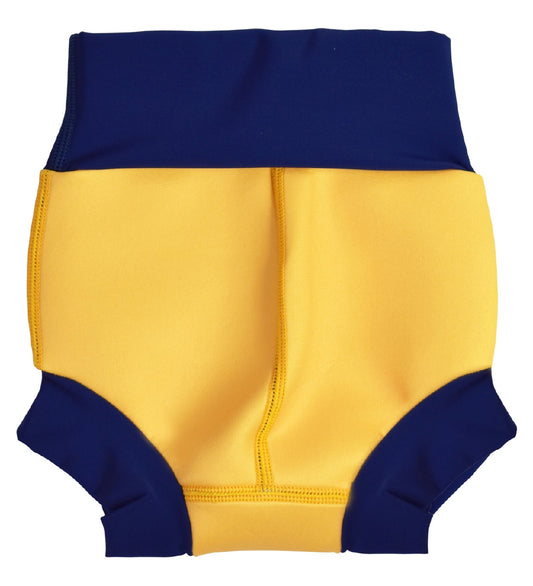 Splash About Zwemluier - Happy Nappy Nieuw - Geel/Navy - Splash About - 6-12 mnd - Zwemluiers