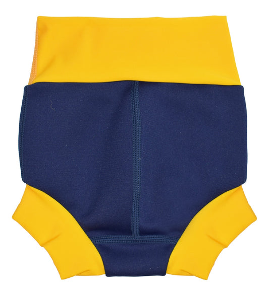 Splash About Zwemluier - Happy Nappy Nieuw - Navy/Geel - Splash About - 3-6 mnd - Zwemluiers