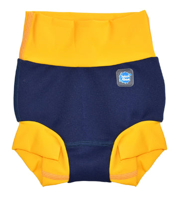 Splash About Zwemluier - Happy Nappy Nieuw - Navy/Geel - Splash About - 3-6 mnd - Zwemluiers