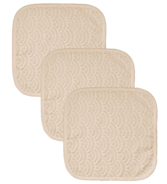 Cam Cam Washanden - 3-pack - Amandel - Cam Cam - OneSize - Washandjes
