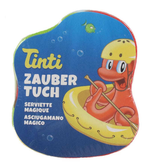 Tinti Magie Washandje - Rood - Tinti - OneSize - Washandjes