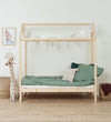 Hoppekids Huisbed - Eco Comfort - 166x175x76 cm - Natural Hout - Hoppekids - OneSize - Bedden