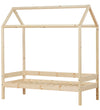 Hoppekids Huisbed - Eco Comfort - 166x175x76 cm - Natural Hout - Hoppekids - OneSize - Bedden