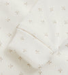 Fixoni Wikkelromper l/s - Rib - Gardenia m. Print - Fixoni - 74 - Rompers Lange Mouw