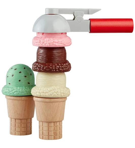 Melissa & Doug Speelset - Magnetisch Ijshoorntjes - 8 Onderdelen - Melissa & Doug - OneSize - Speelgoedeten