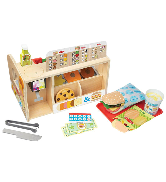 Melissa & Doug Speelset - Sandwich Schijf - 56 Onderdelen - Melissa & Doug - OneSize - Speelgoedeten