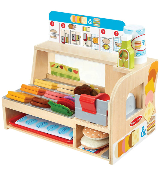 Melissa & Doug Speelset - Sandwich Schijf - 56 Onderdelen - Melissa & Doug - OneSize - Speelgoedeten