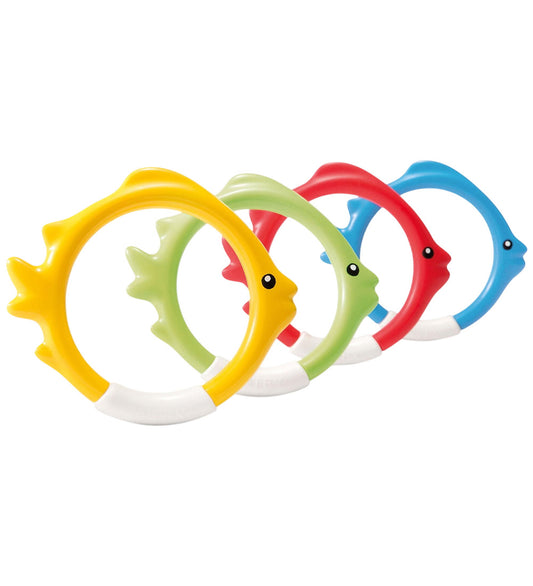 Intex Duikringen - Vis - 4-pack - Intex - OneSize - Badspeelgoed