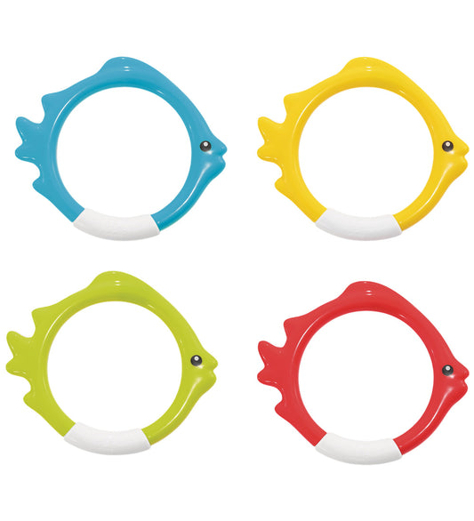 Intex Duikringen - Vis - 4-pack - Intex - OneSize - Badspeelgoed