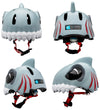 Crazy Safety Fietshelm - Shark - Grey - Crazy Safety - 51-54 cm - Fietshelmen