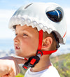 Crazy Safety Fietshelm - Shark - Grey - Crazy Safety - 51-54 cm - Fietshelmen