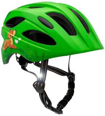 Crazy Safety Fietshelm - Cool Schattig - S - Green - Crazy Safety - 51-54 cm - Fietshelmen