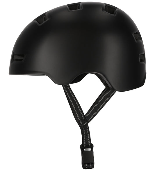 Crazy Safety Fietshelm - Rampage - M - Zwart - Crazy Safety - 54-57 cm - Fietshelmen