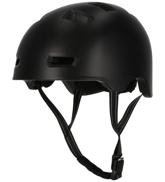 Crazy Safety Fietshelm - Rampage - M - Zwart - Crazy Safety - 54-57 cm - Fietshelmen