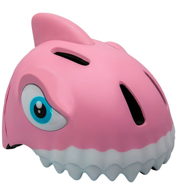 Crazy Safety Fietshelm - Shark - S - Roze - Crazy Safety - 51-54 cm - Fietshelmen