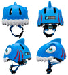 Crazy Safety Fietshelm - Shark - S - Blue - Crazy Safety - 51-54 cm - Fietshelmen