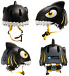 Crazy Safety Fietshelm - Shark - S - Zwart - Crazy Safety - 51-54 cm - Fietshelmen