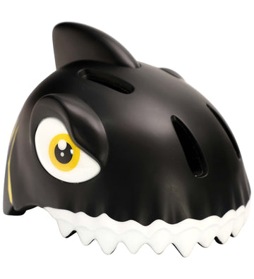 Crazy Safety Fietshelm - Shark - S - Zwart - Crazy Safety - 51-54 cm - Fietshelmen
