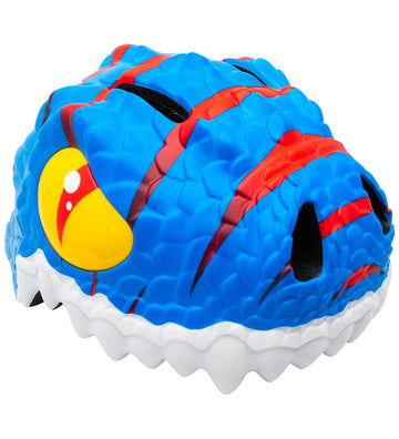 Crazy Safety Fietshelm - Dino - S - Blue - Crazy Safety - 51-54 cm - Fietshelmen
