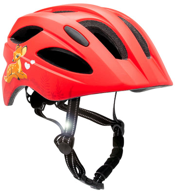 Crazy Safety Fietshelm - Cool Schattig - S - Rood - Crazy Safety - 51-54 cm - Fietshelmen
