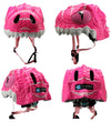 Crazy Safety Fietshelm - Dino - S - Roze - Crazy Safety - 51-54 cm - Fietshelmen