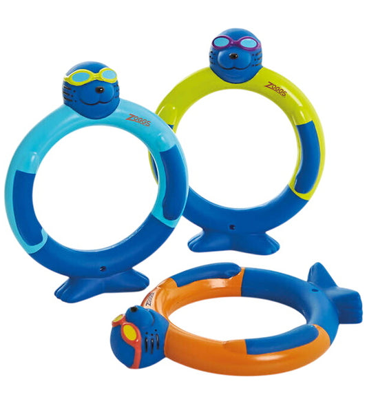 Zoggs Duikgewichten - 3-pack - Oranje/Blauw/Geel - Zoggs - OneSize - Badspeelgoed