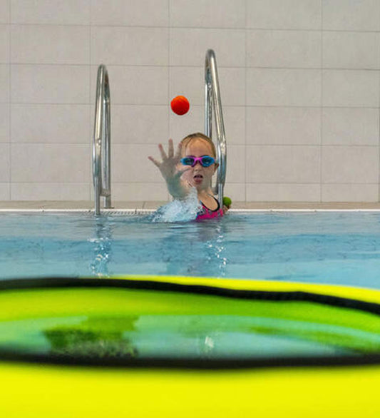 Zoggs Badspeelgoed - Dive & Drop - Yellow Fluoride/Blauw - Zoggs - OneSize - Badspeelgoed