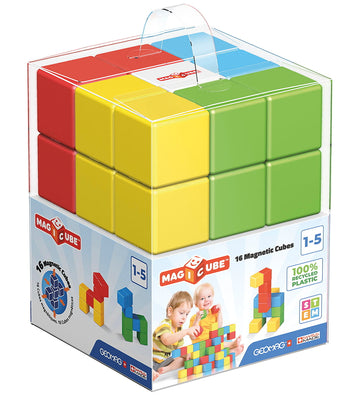 Geomag Magneetset - Magicube - Volledig gekleurd, gerecycled - 1 - Geomag - OneSize - Magnetisch speelgoed