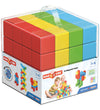 Geomag Magneetset - Magicube - Volledig gekleurd, gerecycled - 6 - Geomag - OneSize - Magnetisch speelgoed