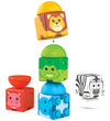 Geomag Magneetset - Blocks Stapelbaar Safari - 10 Onderdelen - Geomag - OneSize - Magnetisch speelgoed