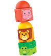 Geomag Magneetset - Blocks Stapelbaar Safari - 10 Onderdelen - Geomag - OneSize - Magnetisch speelgoed