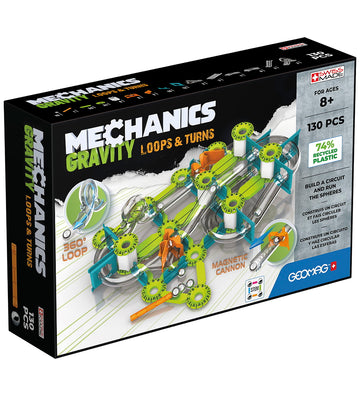 Geomag Magneetset - Mechanica Zwaartekracht Loops & Turns - 130  - Geomag - OneSize - Magnetisch speelgoed