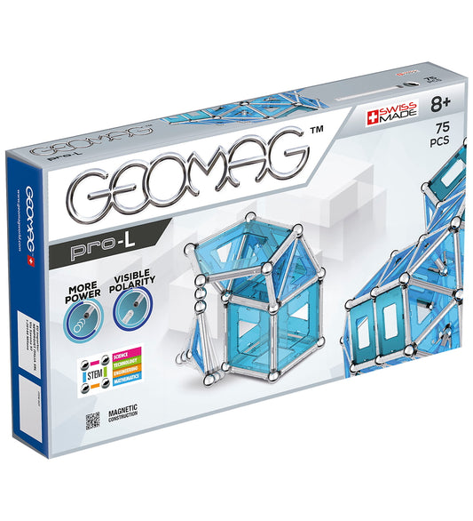Geomag Magneetset - Pro-L Panelen - 75 Onderdelen - Geomag - OneSize - Magnetisch speelgoed
