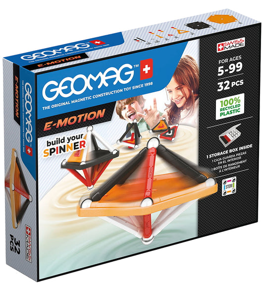 Geomag Magneetset - E-Bewegingspanelen gerecycled - 32 Onderdele - Geomag - OneSize - Magnetisch speelgoed