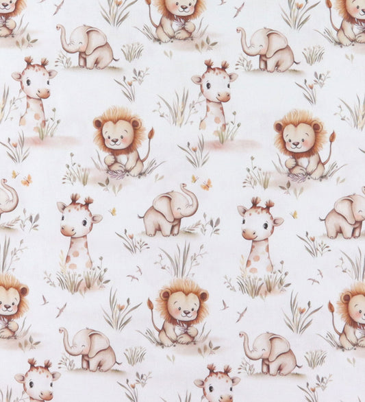Nørgaard Madsens Beddengoed - Baby - Beige m. Giraf - Nørgaard Madsens - Baby - Beddengoed - Baby