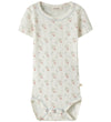 Lil Atelier Romper s/s - Duna - Katoen/Modaal - Pointelle - NbfR - Lil Atelier - 62 - Rompers Korte Mouw
