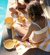 Swim Essentials Strandset - Silicone - 4 Onderdelen - Geel - Swim Essentials - OneSize - Zandspeelgoed