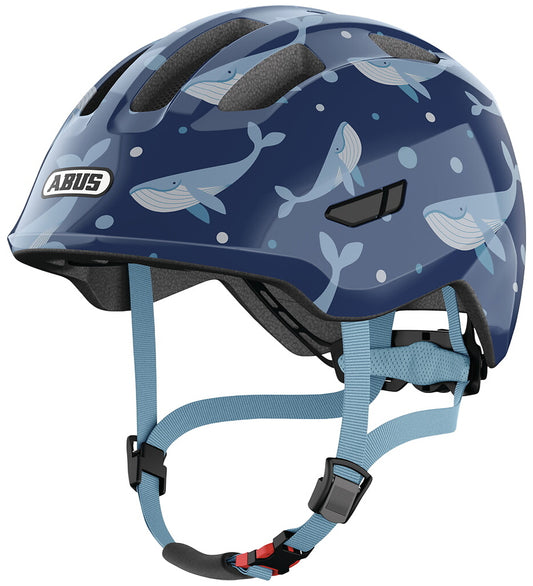 Abus Fietshelm - Smiley 3.0 - Blue Whale - Abus - 51-55 cm - Fietshelmen