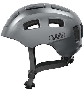 Abus Fietshelm - Youn-I 2.0 - Grafiet Silver - Abus - 52-58 cm - Fietshelmen