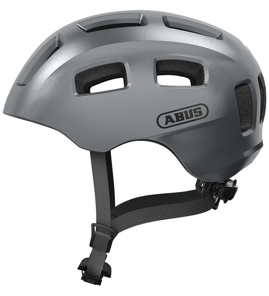 Abus Fietshelm - Youn-I 2.0 - Grafiet Silver - Abus - 48-54 cm - Fietshelmen