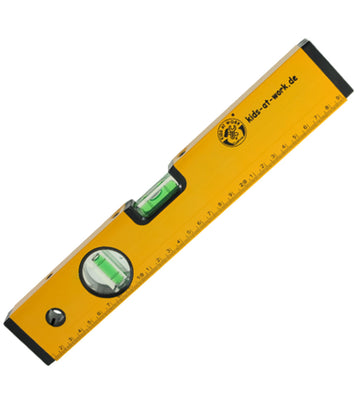 Kids Bij Work Gereedschap - Alu - Waterpas - 30 cm - Geel - Kids at work - OneSize - Gereedschap