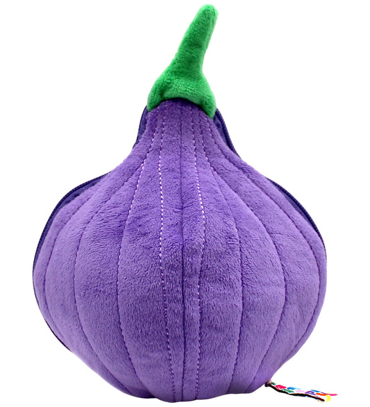 Flipetz Knuffel - De vos en de vijg - 22 cm - Paars/Oranje - Flipetz - OneSize - Knuffels