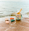 Liewood Strandset - Silicone - 6 Onderdelen - Gilma - Fruit/Sand - Liewood - OneSize - Zandspeelgoed