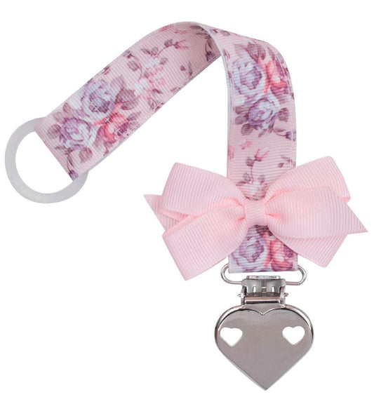 Little Wonders Speenketting - Bloemig m. Vlinderdas/Hart - Little Wonders - OneSize - Speenkettingen