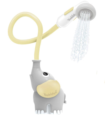Yookidoo Badspeelgoed - Elephant Baby Douche - Geel - Yookidoo - OneSize - Badspeelgoed