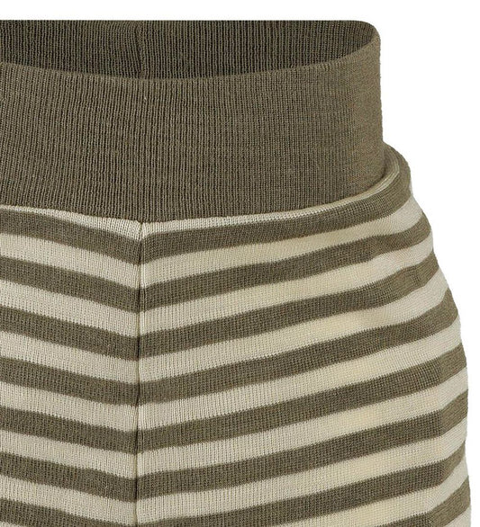 Engel Babyshort - Wol/Zijde - Olive/Natural - Engel - 50/56 - Babyshorts
