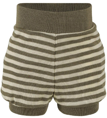 Engel Babyshort - Wol/Zijde - Olive/Natural - Engel - 50/56 - Babyshorts