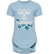 Hummel Romper s/s - hmlDream - Cerulean - Hummel - 68 - Rompers Korte Mouw